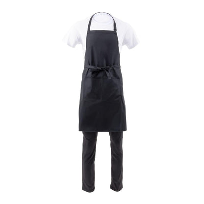 A924 Chef Works halterschort zwart
