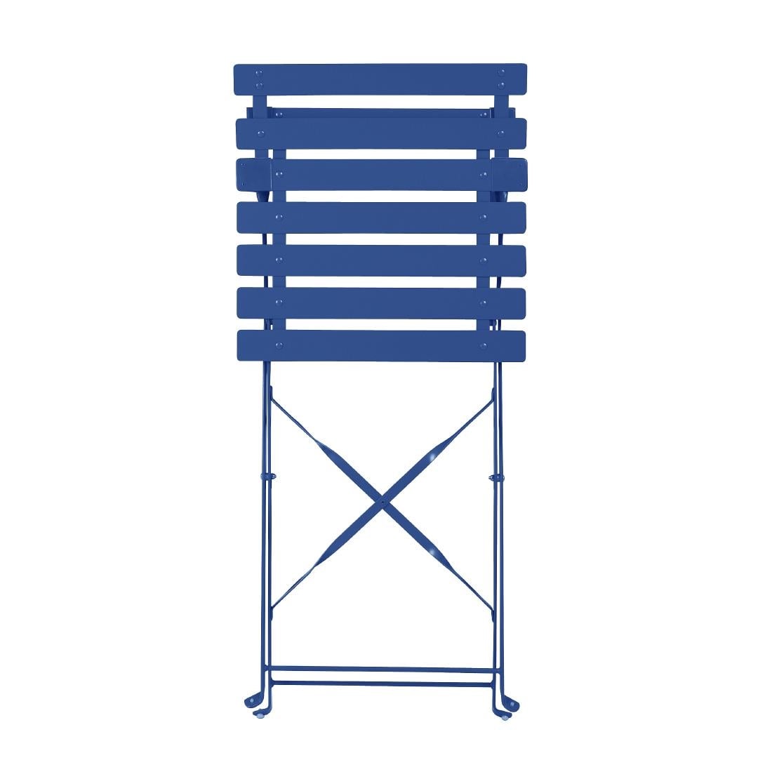 FU541 Bolero Perth Pavement Style Klapstoelen Donker Marineblauw (2 stuks)