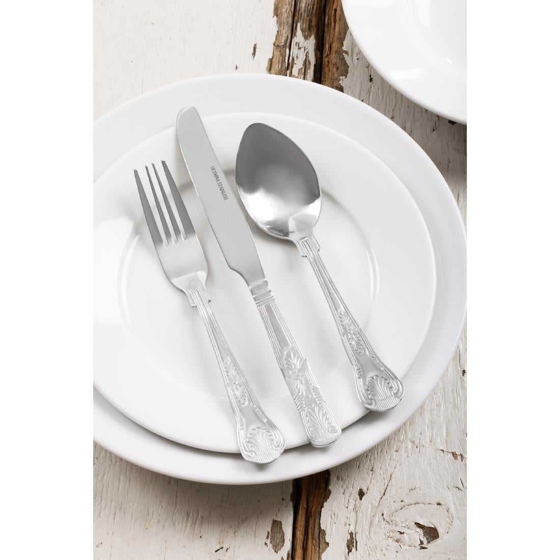 D682 Olympia Kings tafelmessen met massief heft 24,2cm (12 stuks)