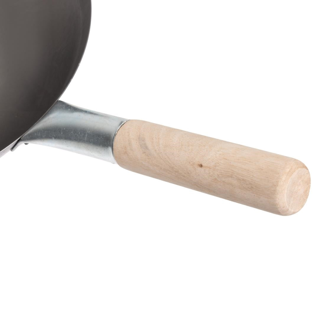 K299 Vogue zacht stalen wok met ronde bodem 35,5cm