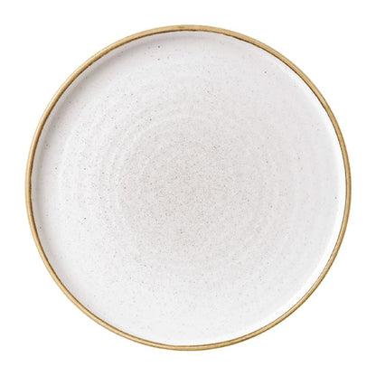 FC161 Churchill Stonecast Barley White Bord Met Opstaande Rand 25.9cm (6 stuks)