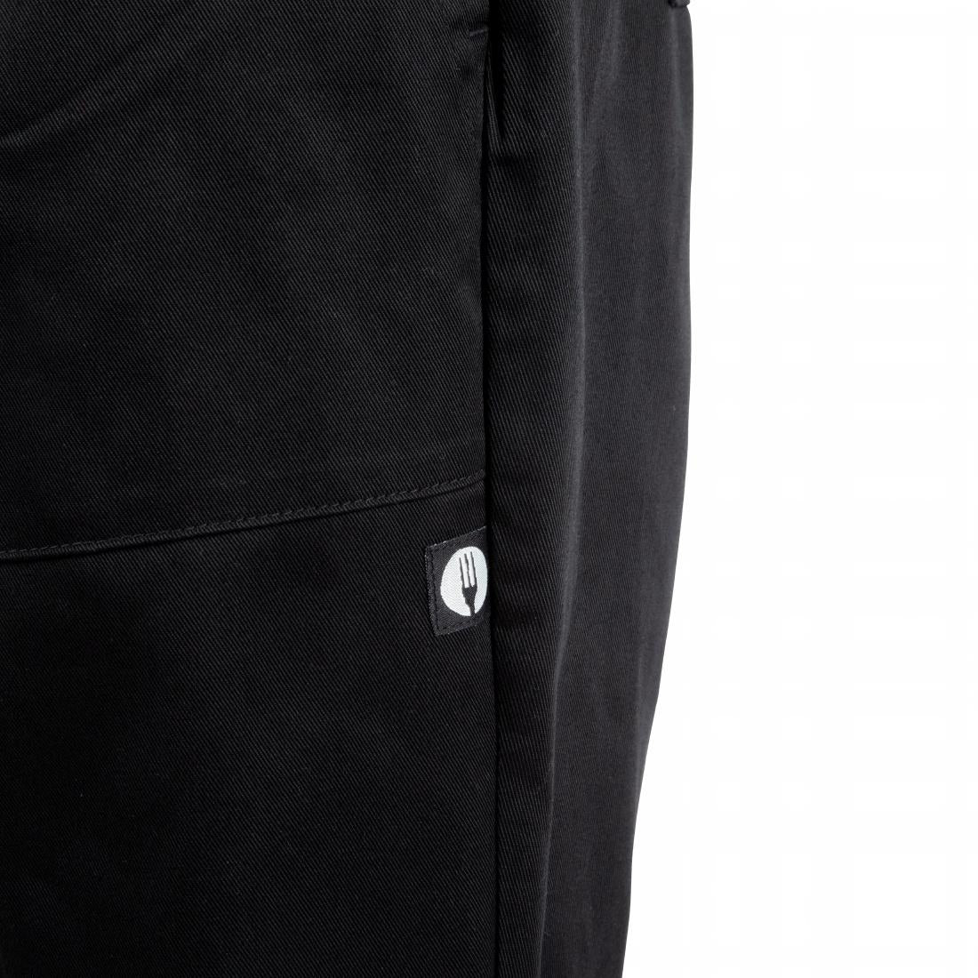 A431-S Chef Works Executive dames pantalon zwart S