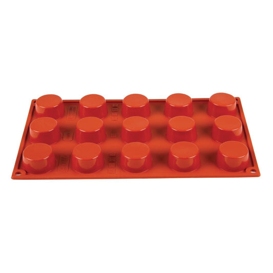 N945 Pavoni Formaflex siliconen bakvorm 15 petit-fours