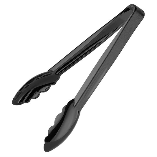 JA903 Nisbets Essentials 22cm polycarbonaat tang zwart (6 stuks)