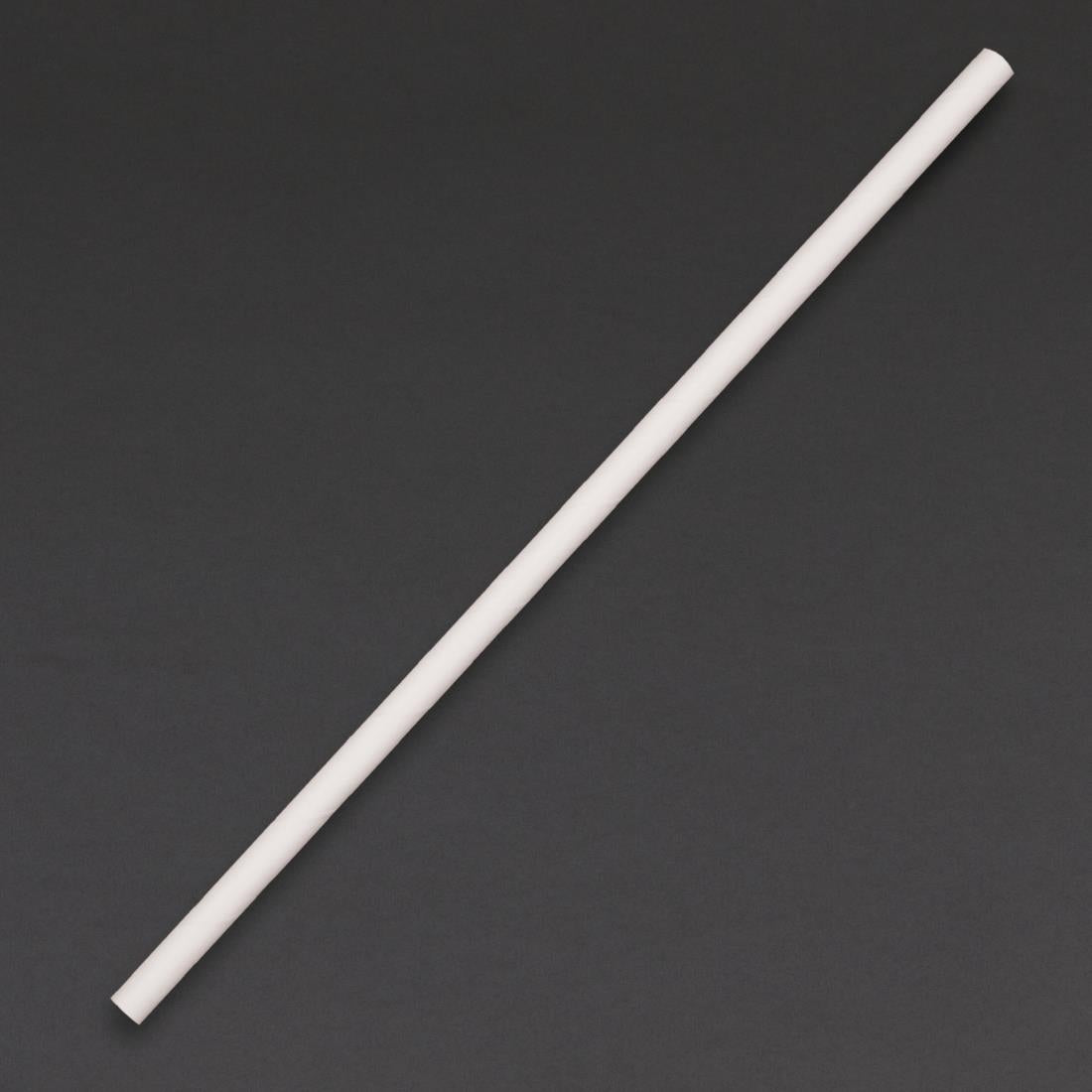 DE925 Fiesta Compostable composteerbare papieren rietjes wit (250 stuks)