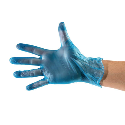 S619-L BULKVOORDEEL Vinyl handschoenen gepoederd L + GRATIS houder (500 stuks)