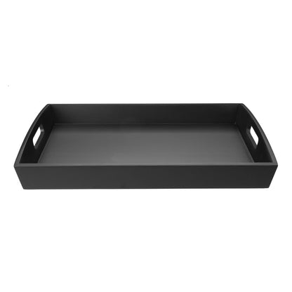 DP883 Olympia Bamboe Zwart Groot Dienblad - 510x350x70mm