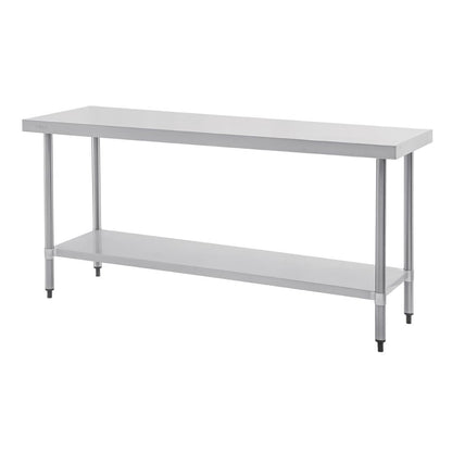 T378 Vogue RVS werktafel zonder achteropstand 90x180x60cm