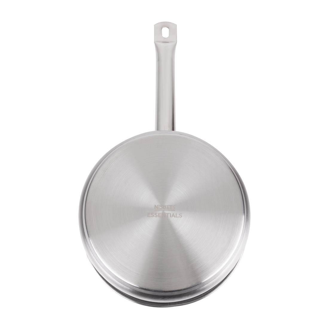 DF671 Nisbets Essentials RVS inductie steelpan 3Ltr 20(Ø)cm inclusief deksel