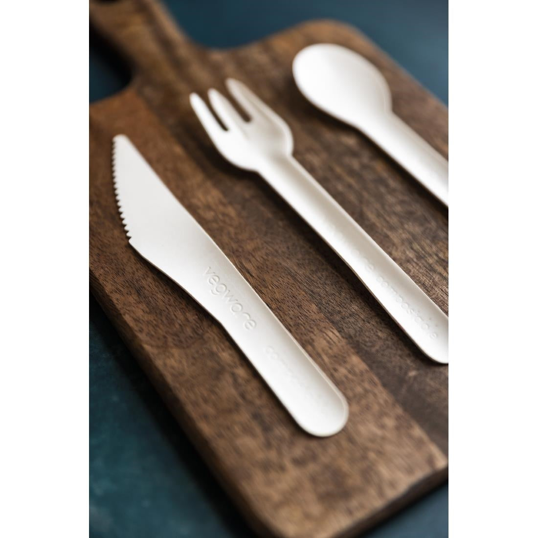 CU544 Vegware composteerbaar papieren mes (1000 stuks)