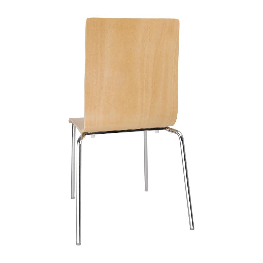 GR342 Bolero stoel met vierkante rug beuken (4 stuks)