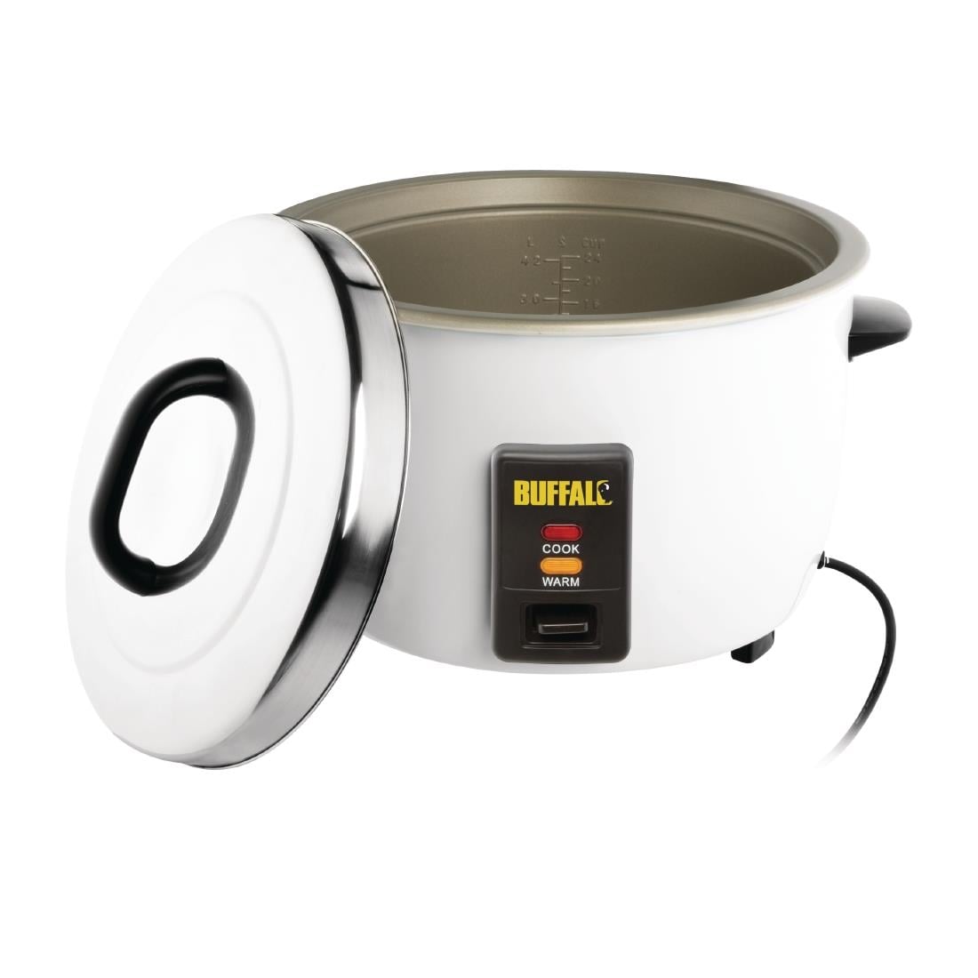 CN324 Buffalo professionele rijstkoker 4,2Ltr wit