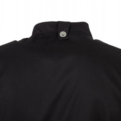 B472-L Chef Works Springfield unisex koksbuis met rits zwart L