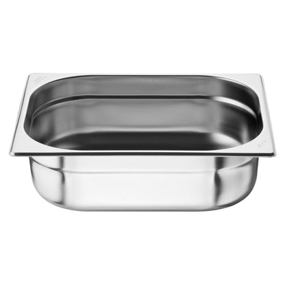 JB372 Nisbets Essentials RVS 1/2 Gastronorm Bak 100mm (3 stuks)
