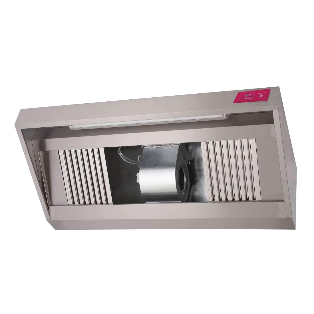 GN198 Gastro M RVS afzuigkap met motor 300cm breed
