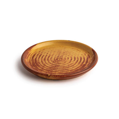 FA309 Olympia Canvas ronde borden met smalle rand roestoranje 18cm (6 stuks)