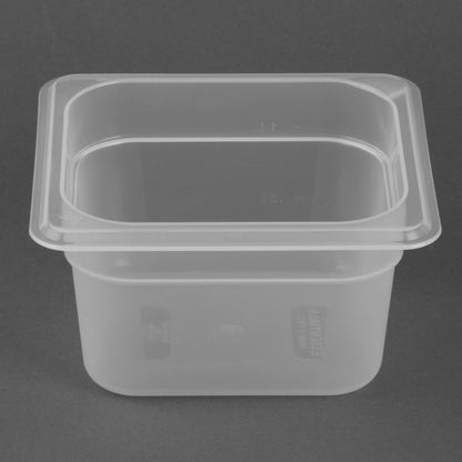 HZ344 Nisbets Essentials Polypropyleen 1/6 Gastronormbak 100mm