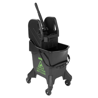 HW637 Jantex 20Ltr Hoge Mopemmer En Wringpers - Groene Opdruk