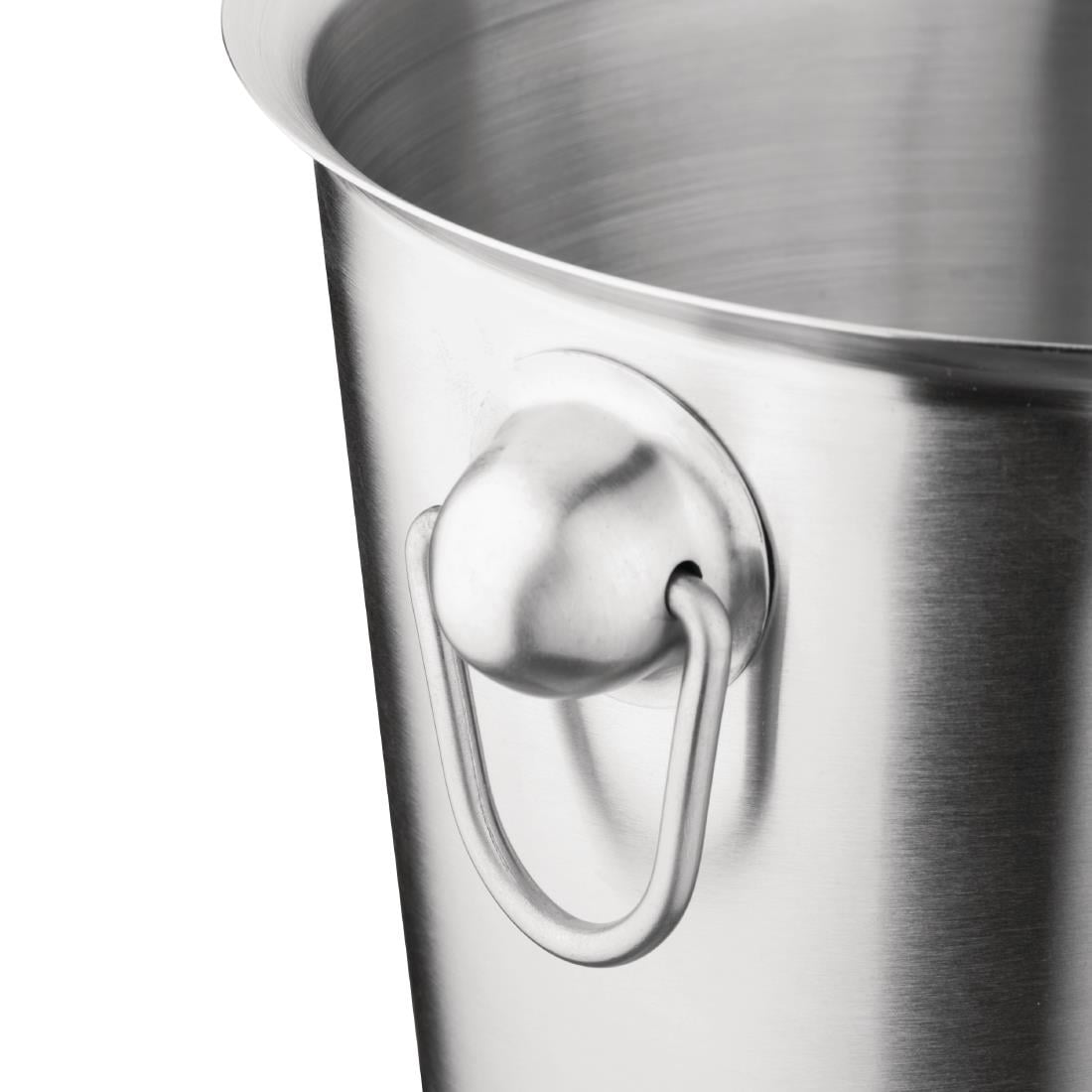K406 Olympia geborsteld RVS wijn- en champagnekoeler 19cm