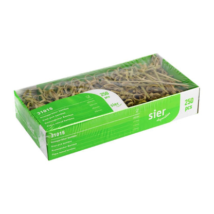 HU498 Sier Disposables Satéprikkers bamboe 60mm (250 stuks)