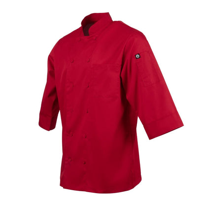 B106-S Chef Works unisex koksbuis rood S