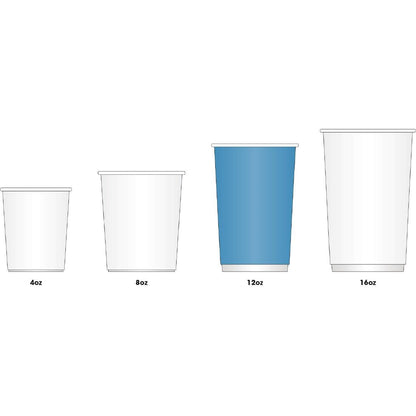 GP445 Fiesta Recyclable koffiebekers ribbelwand 340ml (25 stuks)