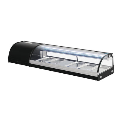 DA538 Polar G-serie gekoelde sushivitrine 5xGN 1/3