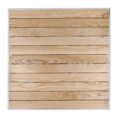 CG835 Bolero vierkante terrastafel met essenhouten blad 70cm