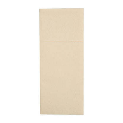 FE278 Fiesta Recyclebaar Premium Tablin Dinerservet Crème 48X40cm Airlaid Pocket Fold (400 stuks)