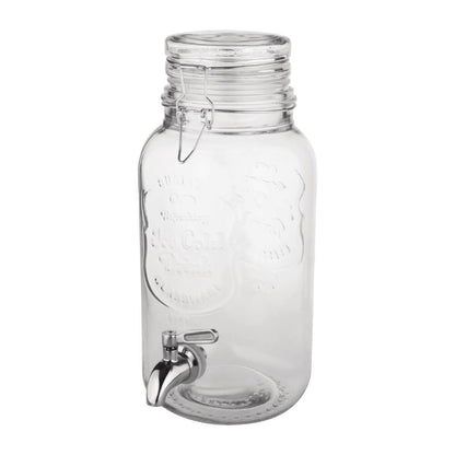 CN680 Olympia drankdispenser met tekst en klemdeksel 3,6Ltr