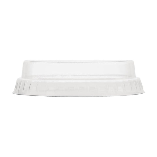 CL701 Vegware composteerbare platte deksels zonder gat 20cl (1000 stuks)