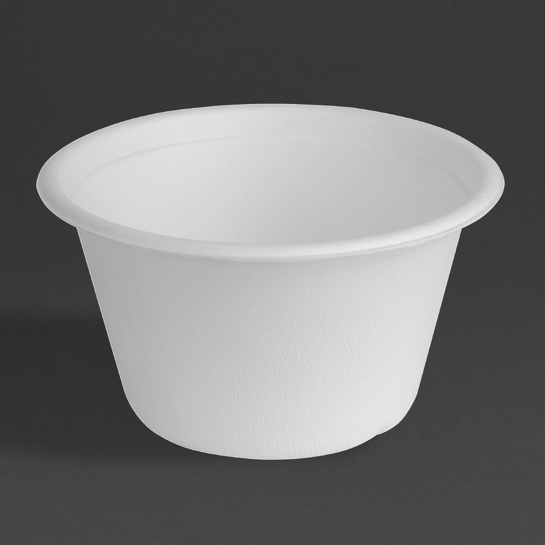 HW022 Fiesta Composteerbare Bagasse Kom Basis 500ml (50 stuks)