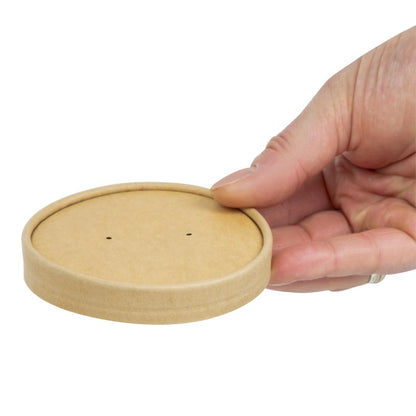 FA368 Colpac recyclebare deksels voor 450ml soepbekers (500 stuks)
