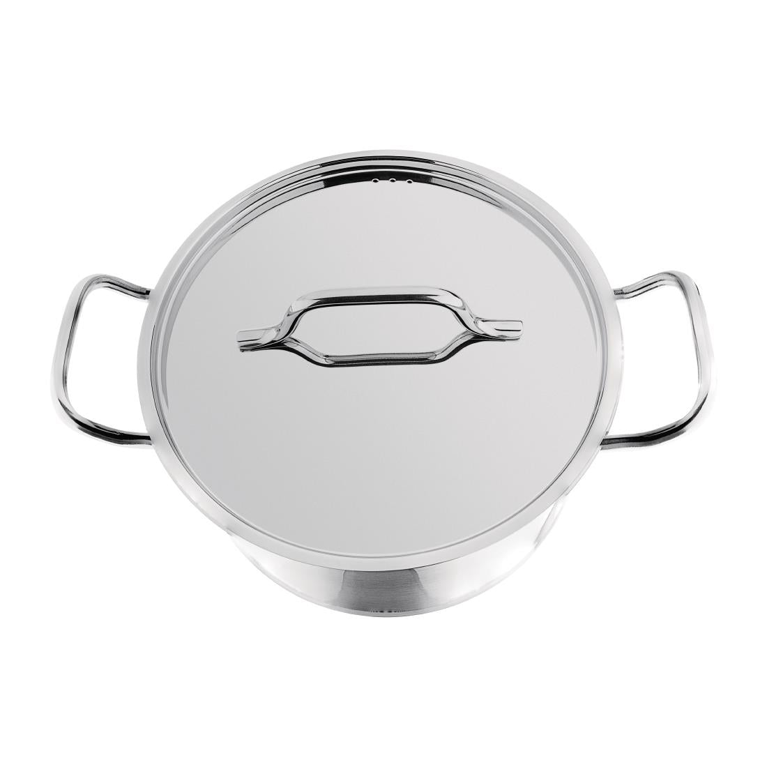 DB254 Nisbets Essentials RVS inductie kookpan 24cm 5,6Ltr