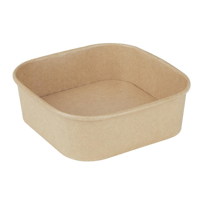 HW016 Fiesta Recycleerbare Vierkante Container Bodes 1000ml (300 stuks)