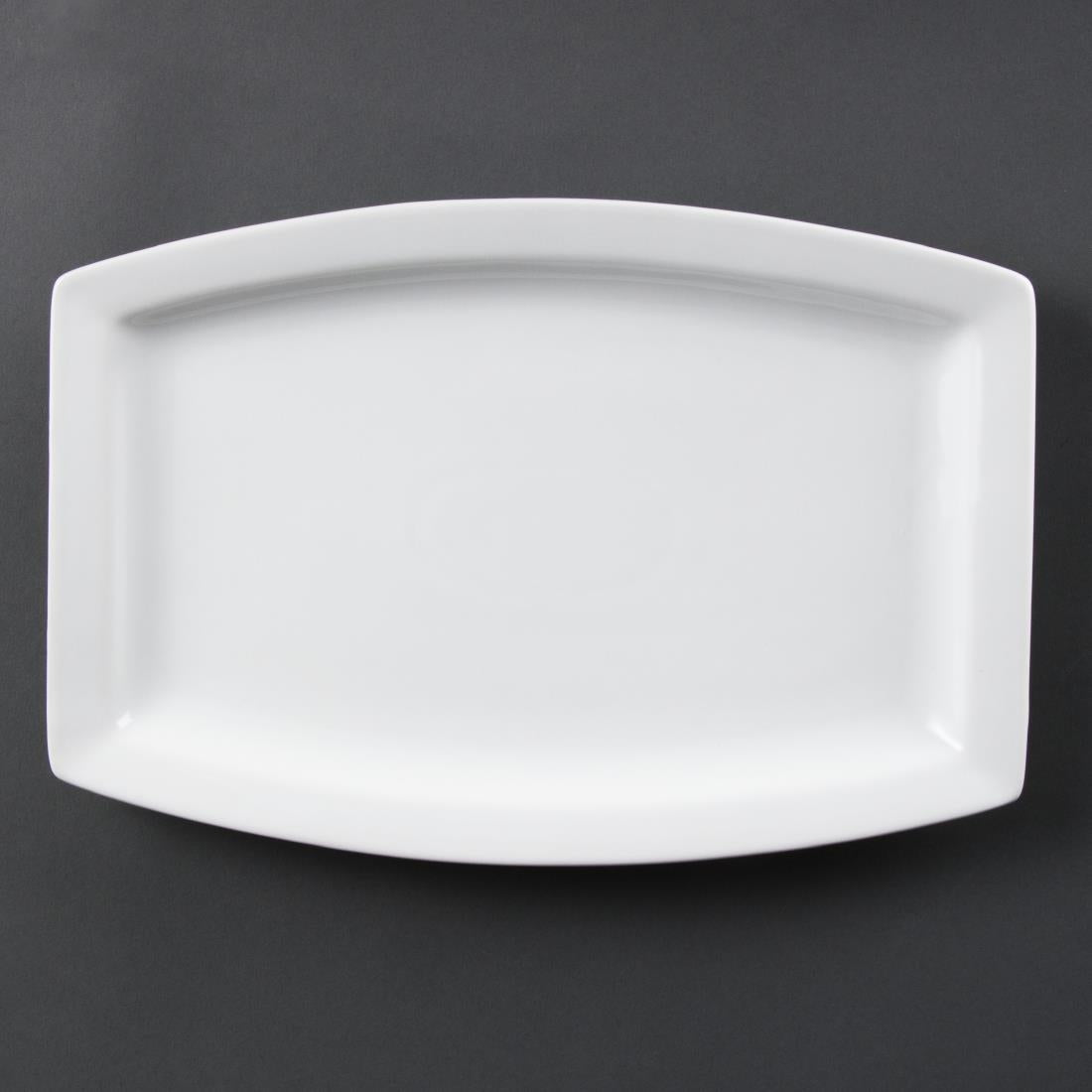 C361 Olympia Whiteware rechthoekig schaal 32cm (6 stuks)