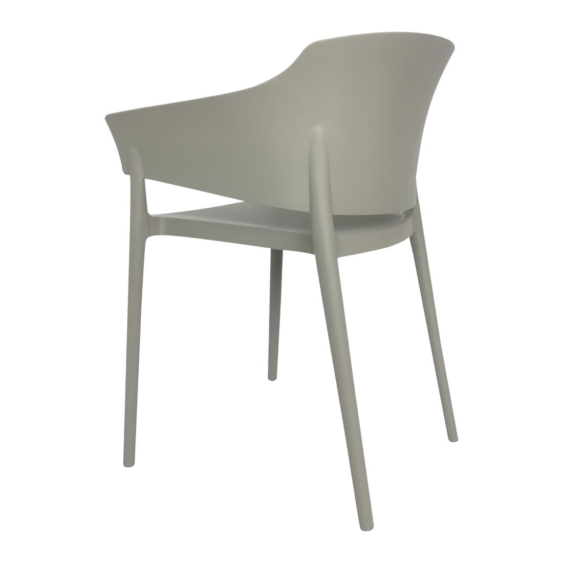 DX970 Bolero Lorenzo Caféstoelen Middengrijs (2 stuks)