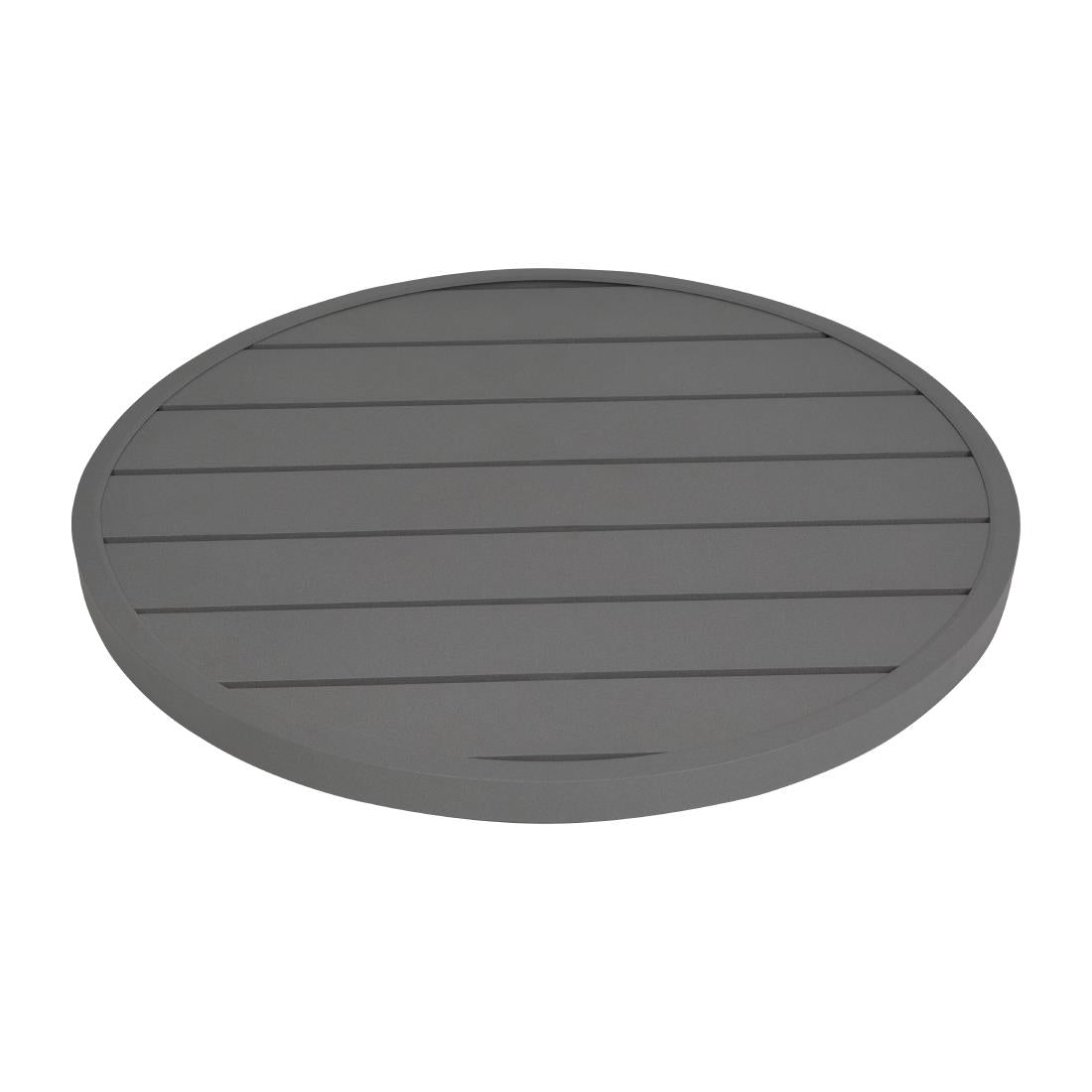 FX037 Bolero Aluminium Rond Tafelblad Donkergrijs 580mm