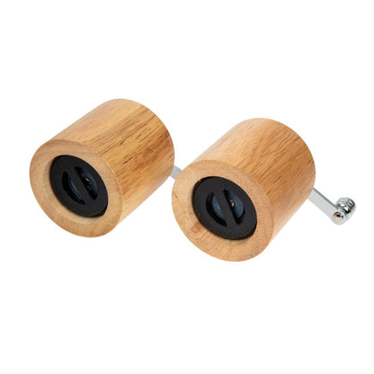 CE246 Olympia peper- en zoutmolen set licht hout 8,5cm