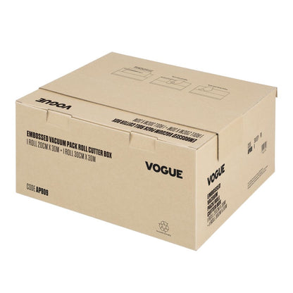 AP909 Vogue Vacuümverpakkingsrol Met Snijdoos (Reliëf) 200 mm En 300 mm Dubbelverpakking