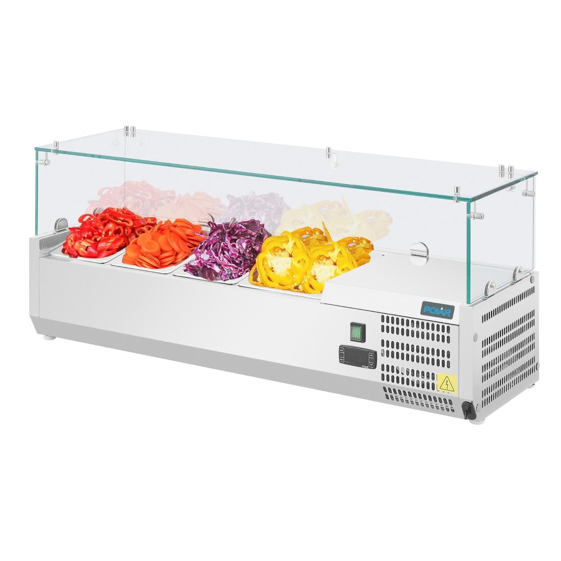 GD875 Polar G-serie opzetkoelvitrine 3x GN 1/3 en 1x GN 1/2