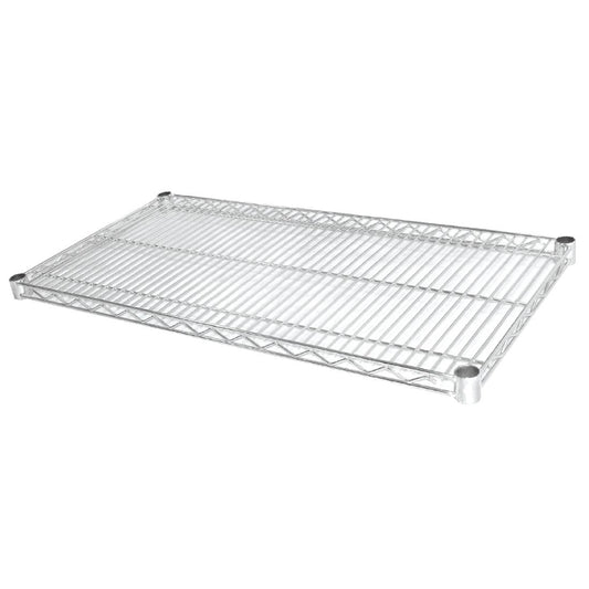 U894 Vogue chroom schappen voor Vogue voorraadrekken 152,5x61cm (2 stuks)
