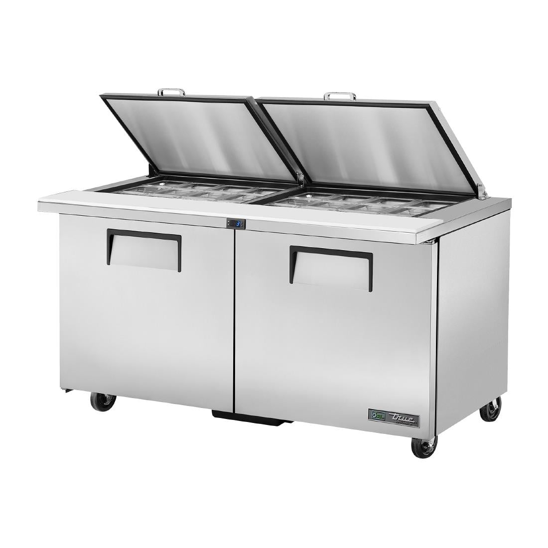 CX129 True Dubbeldeurs Koelkast Tssu-60-24M-B-St-Hc Flid