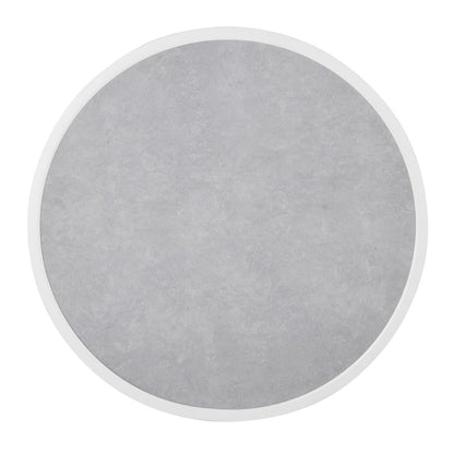 DL485 Bolero Rond Tafelblad Van Glasvezel, Grijs Steeneffect, 580mm