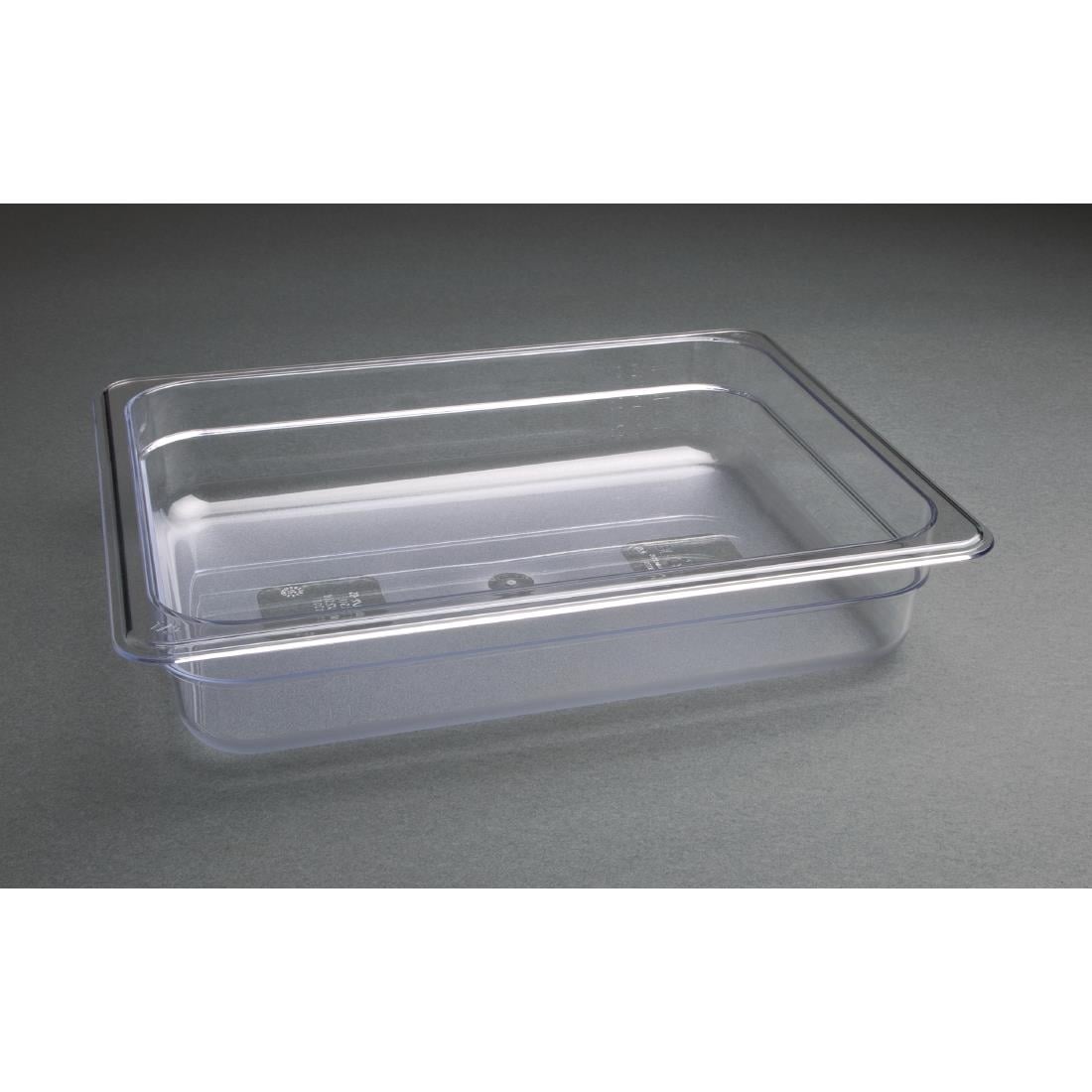 U228 Vogue polycarbonaat bak transparant GN 1/2 65mm