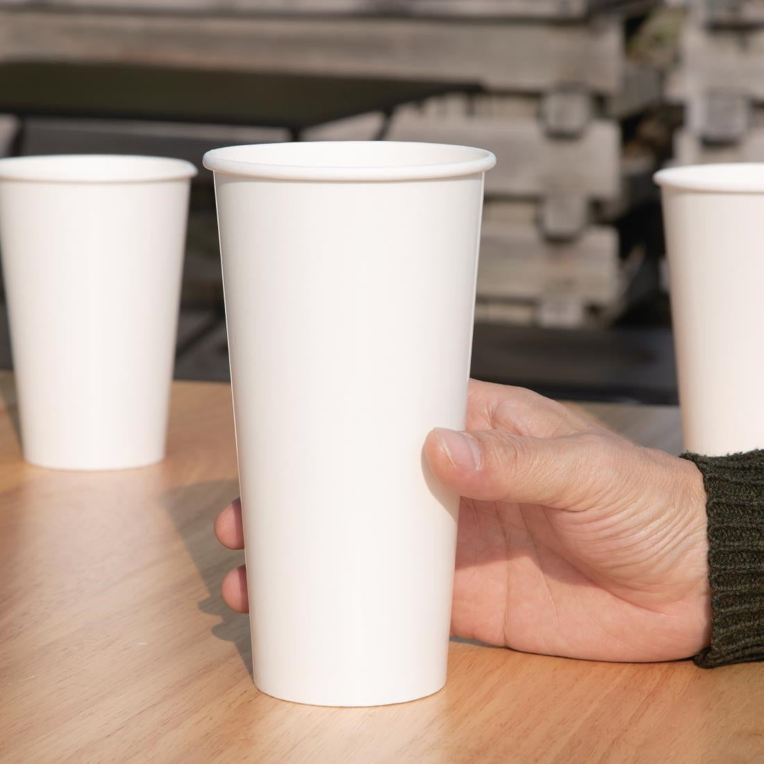 FP782 Fiesta Recyclable papieren beker 90mm voor koude dranken (1000 stuks)