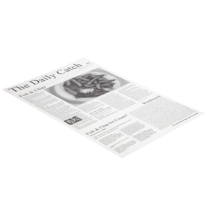 GF036 Vetvrij papier krantopdruk 27x42cm (500 stuks)