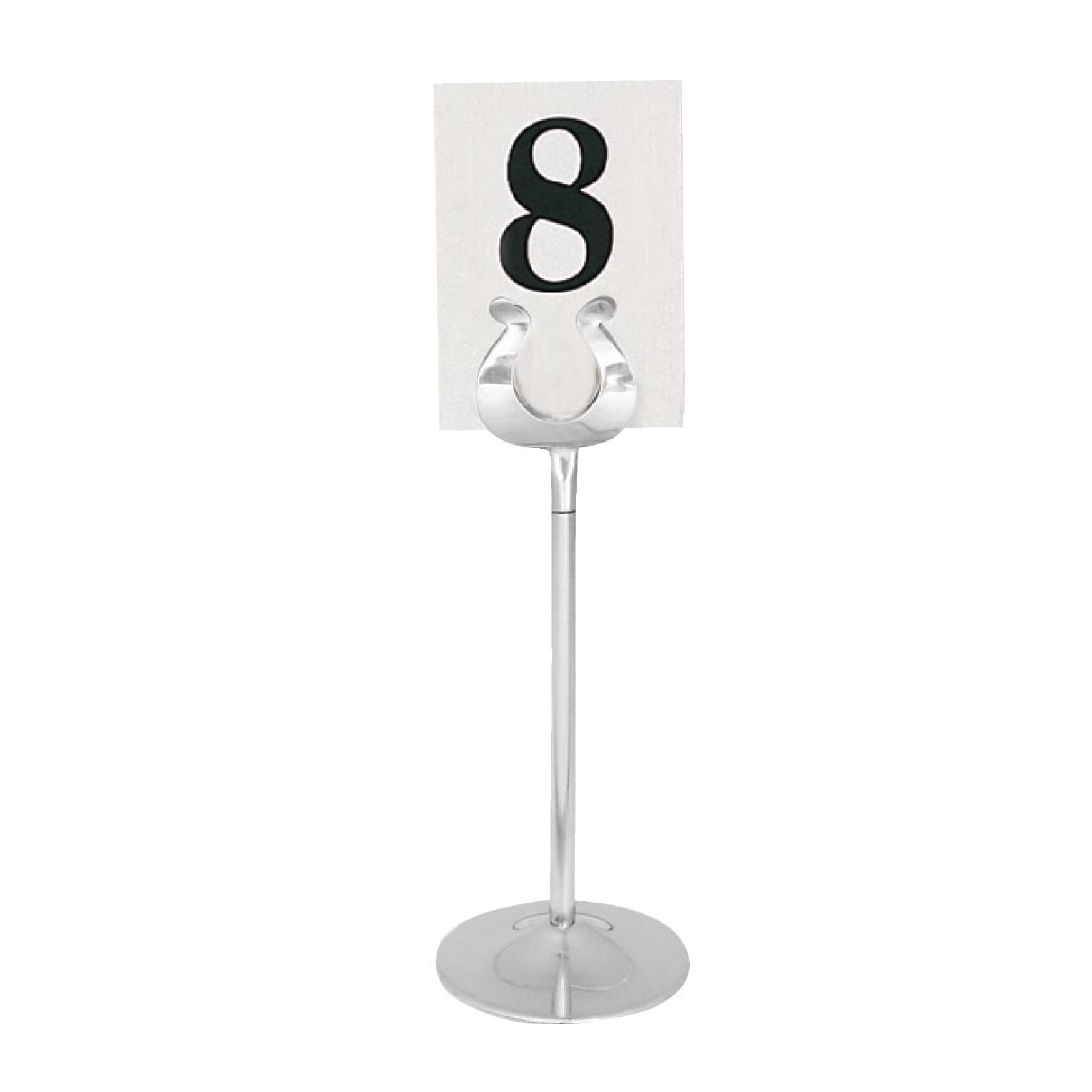 P342 Olympia RVS tafelnummerhouder 10cm