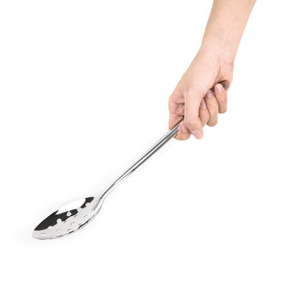 J640 Vogue RVS geperforeerde serveerlepel 33cm