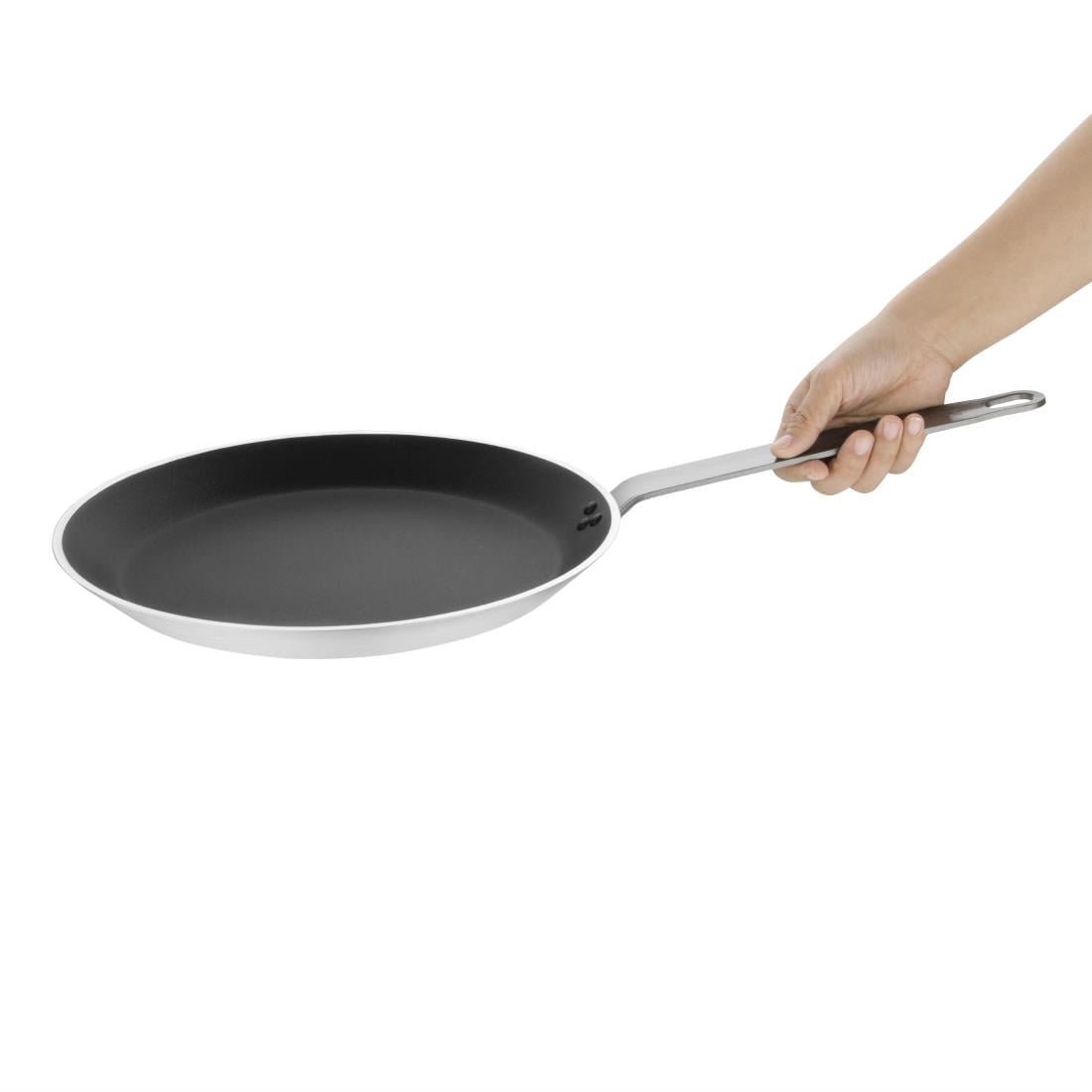 CN940 Vogue platinum plus geanodiseerd aluminium anti-aanbak teflon crêpepan 30cm